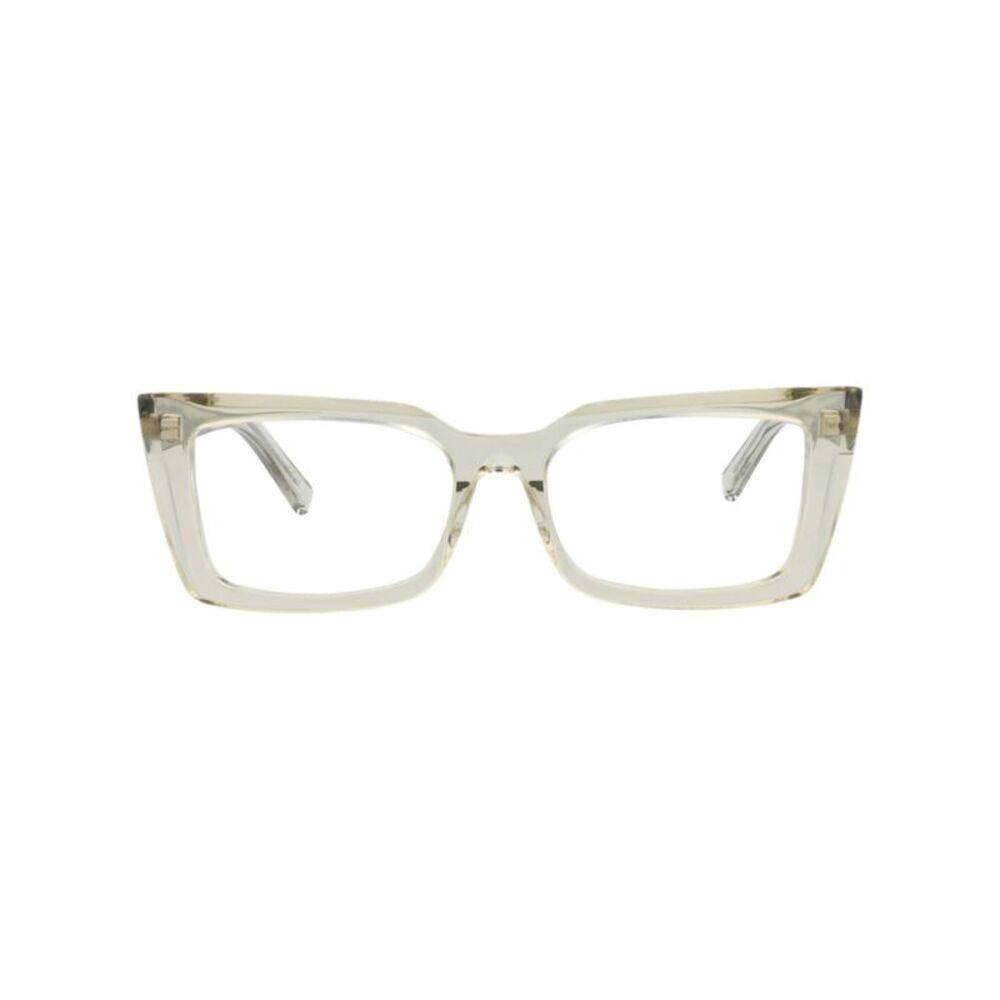 Saint Laurent Photochromic Cat Eye-Frame Acetate Optical Frames Green Womens